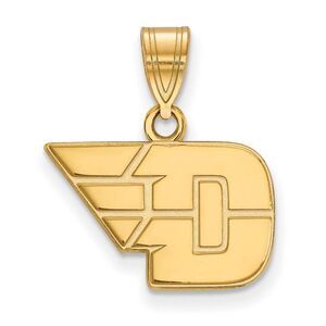 10k Yellow Gold U of Dayton Small Pendant
